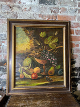 Load image into Gallery viewer, Vintage Elegant Fruit Still Life Oil on Canvas