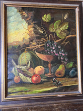 Load image into Gallery viewer, Vintage Elegant Fruit Still Life Oil on Canvas