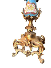Load image into Gallery viewer, Antique French Ormalu Candleabra Lamp - Vintage AnthropologyVintage Anthropology