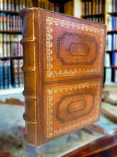 Load image into Gallery viewer, Leather Bound Faux Book In Out Box