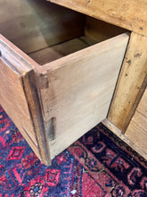 Load image into Gallery viewer, Antique 19th Century Scrubbed Pine English Dry Goods Bin