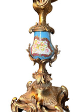 Load image into Gallery viewer, Antique French Ormalu Candleabra Lamp - Vintage AnthropologyVintage Anthropology