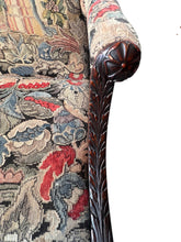 Load image into Gallery viewer, 19th Century English Jacobean Tapestry Arm Chair