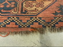Load image into Gallery viewer, Antique Persian Wool Bokhara Rug - Vintage AnthropologyVintage Anthropology