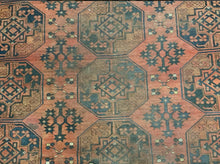 Load image into Gallery viewer, Antique Persian Wool Bokhara Rug - Vintage AnthropologyVintage Anthropology