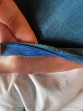 Load image into Gallery viewer, Velveteen Peacock Down Pillow by Vintage Anthropology - Vintage AnthropologyVintage Anthropology