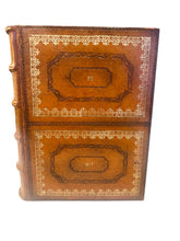 Load image into Gallery viewer, Leather Bound Faux Book In Out Box