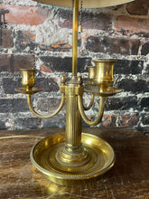 Load image into Gallery viewer, Antique Brass Bouillotte Lamp With Metal Shade