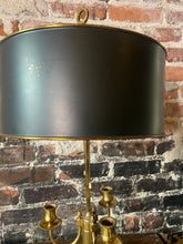 Load image into Gallery viewer, Antique Brass Bouillotte Lamp With Metal Shade