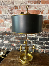 Load image into Gallery viewer, Antique Brass Bouillotte Lamp With Metal Shade