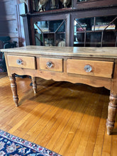 Load image into Gallery viewer, Antique Scrubbed Pine English Server - Vintage AnthropologyVintage Anthropology