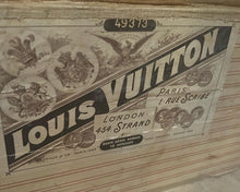 Load image into Gallery viewer, Antique 1800s Louis Vuitton steamer trunk - Vintage AnthropologyVintage Anthropology