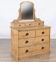 Load image into Gallery viewer, Antique English Scrubbed Pine Dresser - Vintage AnthropologyVintage Anthropology