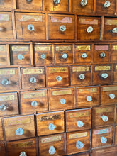 Load image into Gallery viewer, Antique English Apothecary Chest Cabinet of Drawers