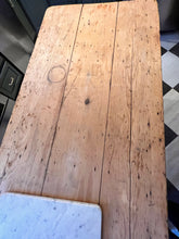 Load image into Gallery viewer, Antique Victorian Scullery Table