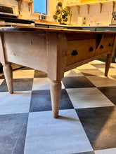 Load image into Gallery viewer, Antique Victorian Scullery Table