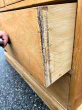 Load image into Gallery viewer, Antique English Scrubbed Pine Dresser