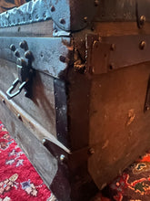 Load image into Gallery viewer, Antique 1800s Louis Vuitton steamer trunk