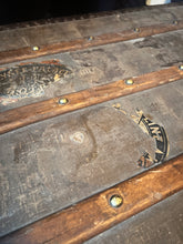 Load image into Gallery viewer, Antique 1800s Louis Vuitton steamer trunk
