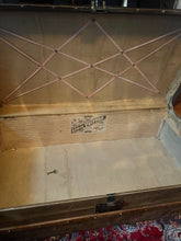 Load image into Gallery viewer, Antique 1800s Louis Vuitton steamer trunk