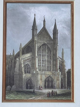 Load image into Gallery viewer, Vintage Lithographic Print Winchester Cathedral - Vintage AnthropologyVintage Anthropology