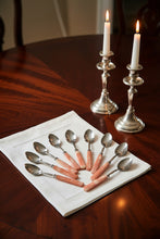 Load image into Gallery viewer, Antique 1900s French Celluloid Handled Brass Spoons