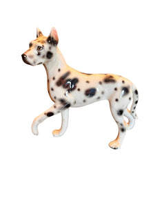 Antique Ceramic Great Dane Dog Statue - Vintage AnthropologyVintage Anthropology