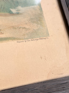 W.S Allen Vanderbilt Hunting Sporting Print Steeplechase at Hempstead Farns - Vintage AnthropologyVintage Anthropology