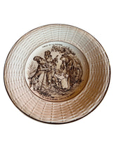 Load image into Gallery viewer, Antique French Transferware Fables De La Fontaine Plate 3 Fox