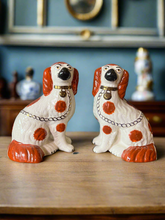 Load image into Gallery viewer, Vintage Staffordshire Dog Statues