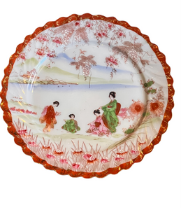 Antique Decorative Japanese Plate