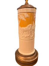 Load image into Gallery viewer, Vintage Wedgwood Queen's Ware Dye Ken John Peel Lamp
