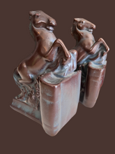 Load image into Gallery viewer, Vintage 1940s Melrose Ware Art Deco Horse Bookends