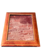 Load image into Gallery viewer, Antique Red Leather Photo Frame