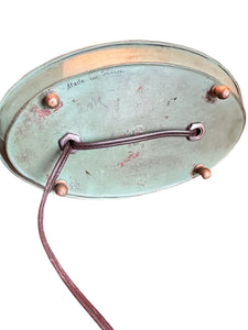 Antique French Tole Painted Bouillotte Mottahedeh Lamp - Vintage AnthropologyVintage Anthropology