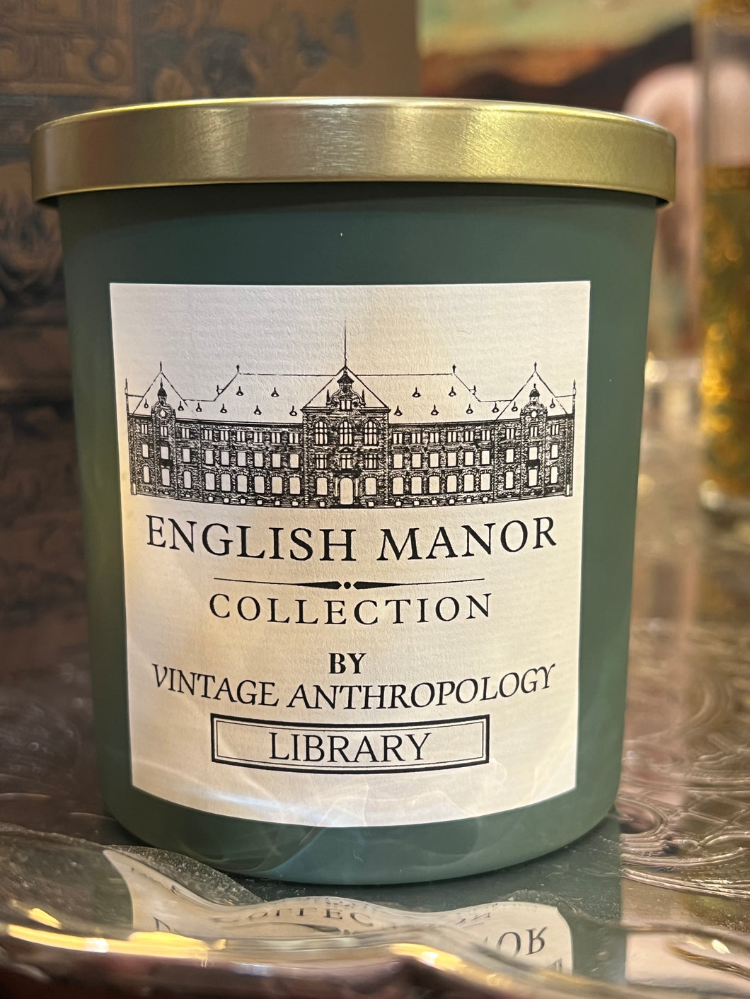English Manor House Soy Candle “Library”