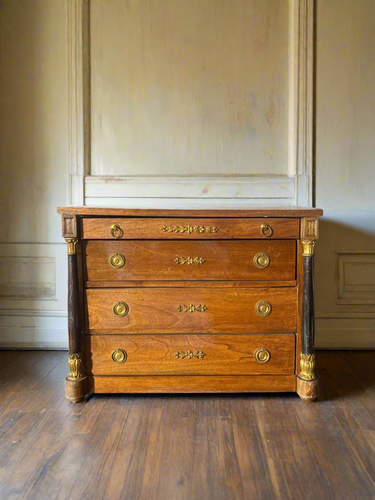 Antique French Empire Style Diminutive Table-Top Chest
