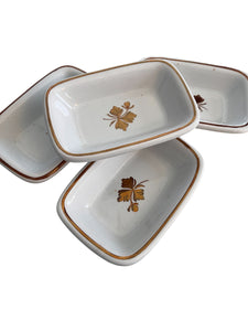 Antique Ironstone Alfred Meakin Tea Leaf Pattern Dish