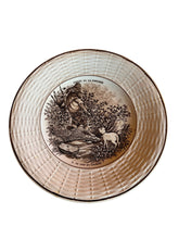 Load image into Gallery viewer, Antique French Transferware Fables De La Fontaine Plate Dog &amp; Goat