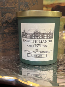 English Manor House Soy Candle “Library”