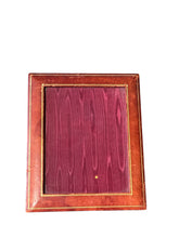 Load image into Gallery viewer, Antique Red Leather Photo Frame