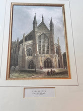 Load image into Gallery viewer, Vintage Lithographic Print Winchester Cathedral - Vintage AnthropologyVintage Anthropology