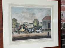 Load image into Gallery viewer, Antique 19th Century English Equestrian Aquatint Engraving Four In Hand By James Pollard