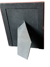 Load image into Gallery viewer, Antique Red Leather Photo Frame