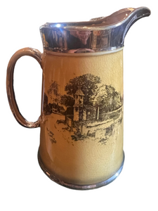 English Ridgeways Pitcher Scenes From Couching Days and Couching Ways