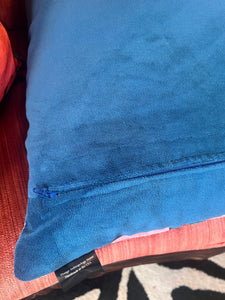 Velveteen Peacock Down Pillow by Vintage Anthropology - Vintage AnthropologyVintage Anthropology