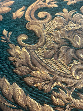 Load image into Gallery viewer, Victorian Damask Green &amp; Gold Down Pillow by Vintage Anthropology - Vintage AnthropologyVintage Anthropology