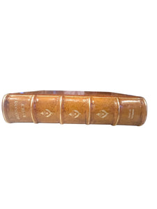 Leather Bound Faux Book In Out Box
