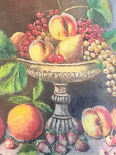 Load image into Gallery viewer, Antique Oil on Board Fruit Painting ￼ - Vintage AnthropologyVintage Anthropology
