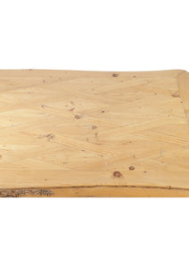 French Country Scrubbed Pine Dining Table
